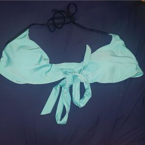 rosegal turquoise bikini swimwear top 1x